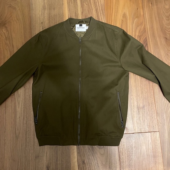 TOPMAN GREEN JACKET SIZE SMALL - Picture 1 of 1